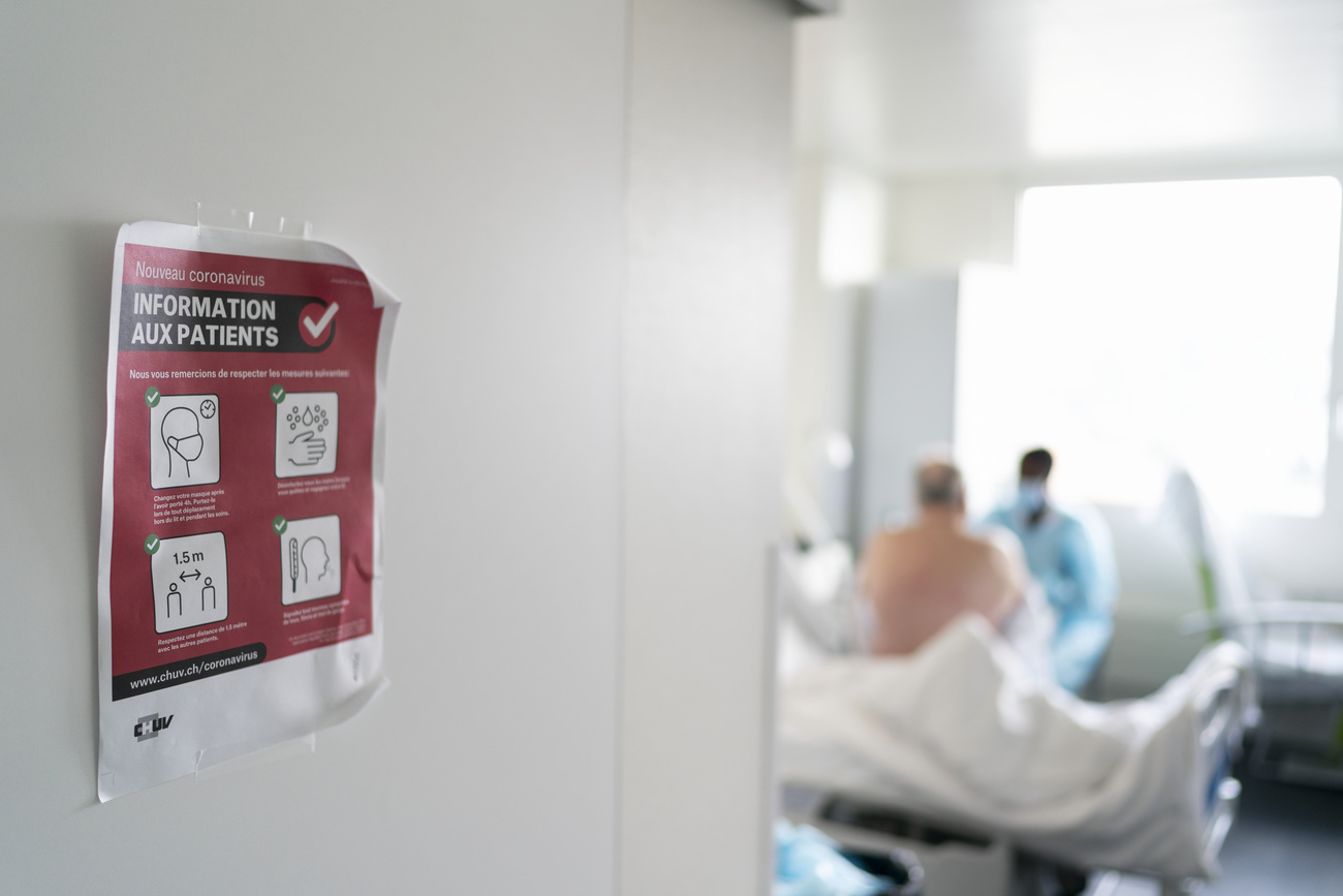 affiche corona hôpital