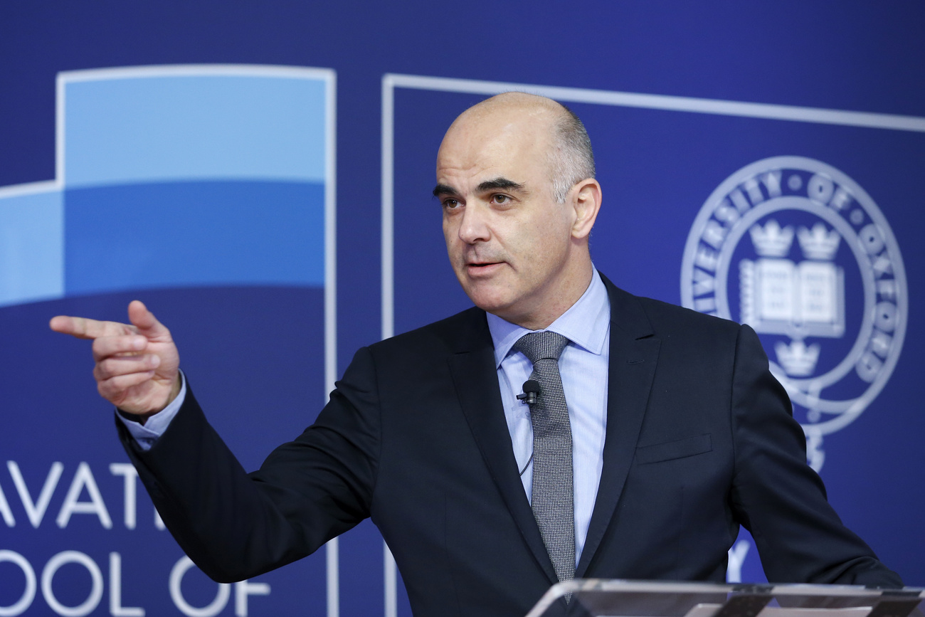 Alain Berset à Oxford