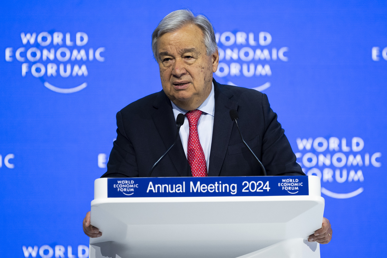 Antonio Guterres au WEF 2024