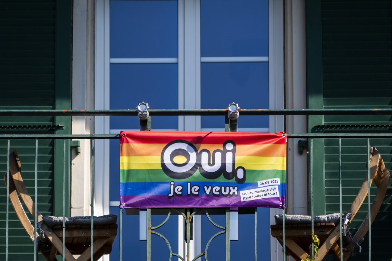 Banière oui je le veux mariage pour tous