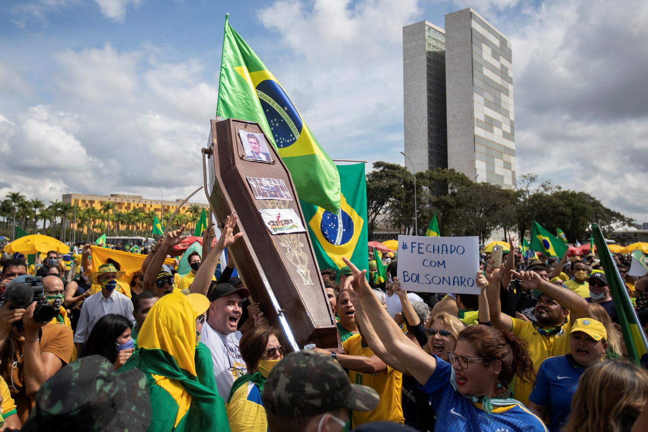 Manifestation au Brésil