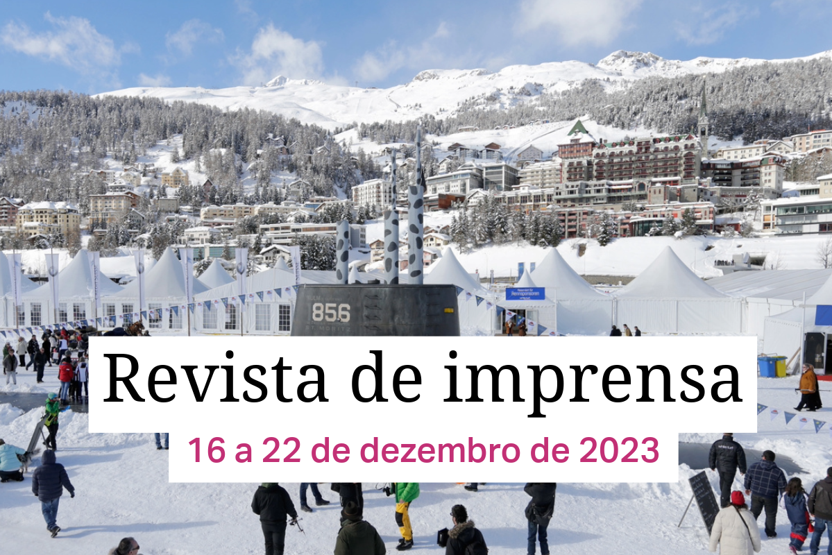 Turistas em St. Moritz