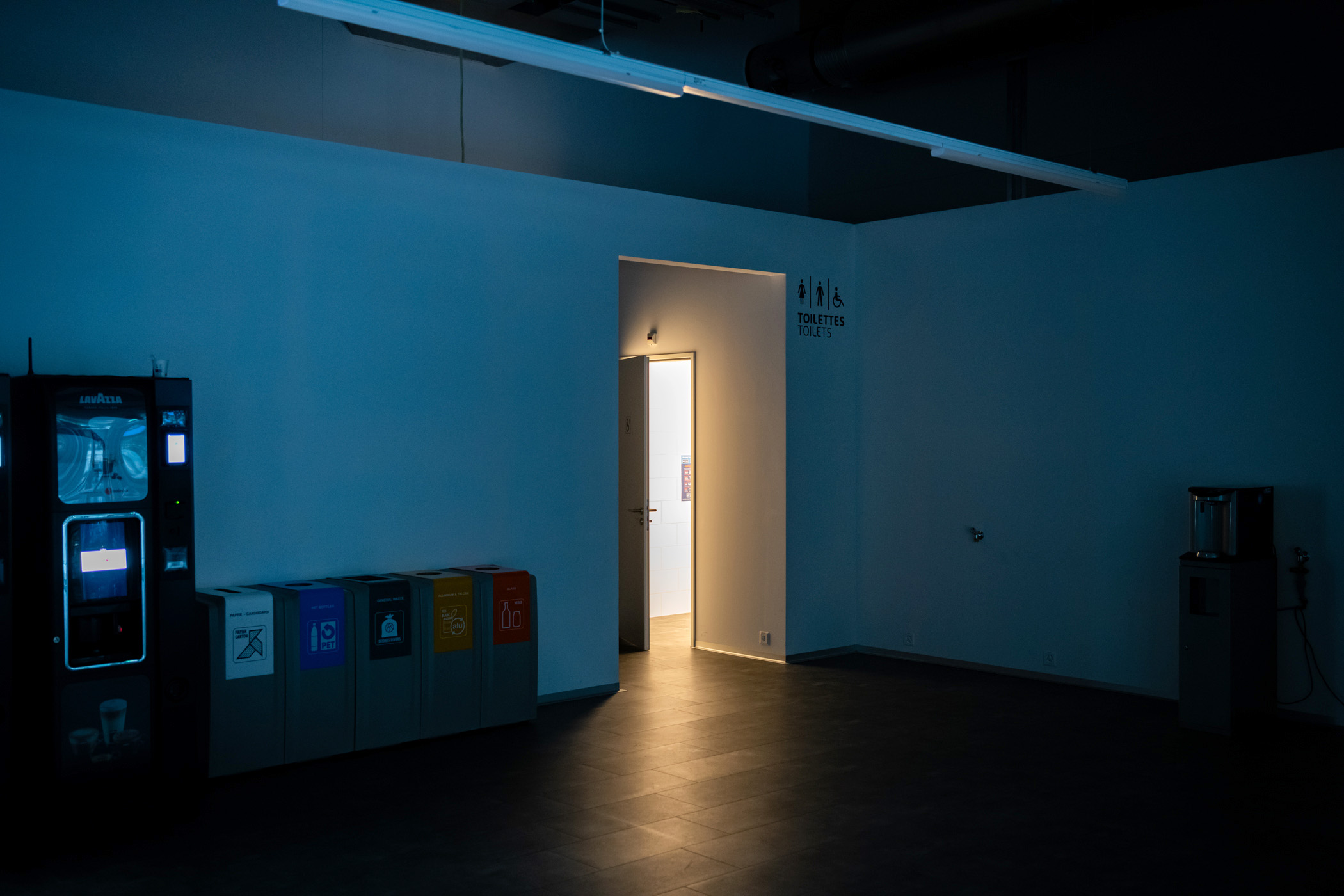 Dark rooms and corridors UN Geneva