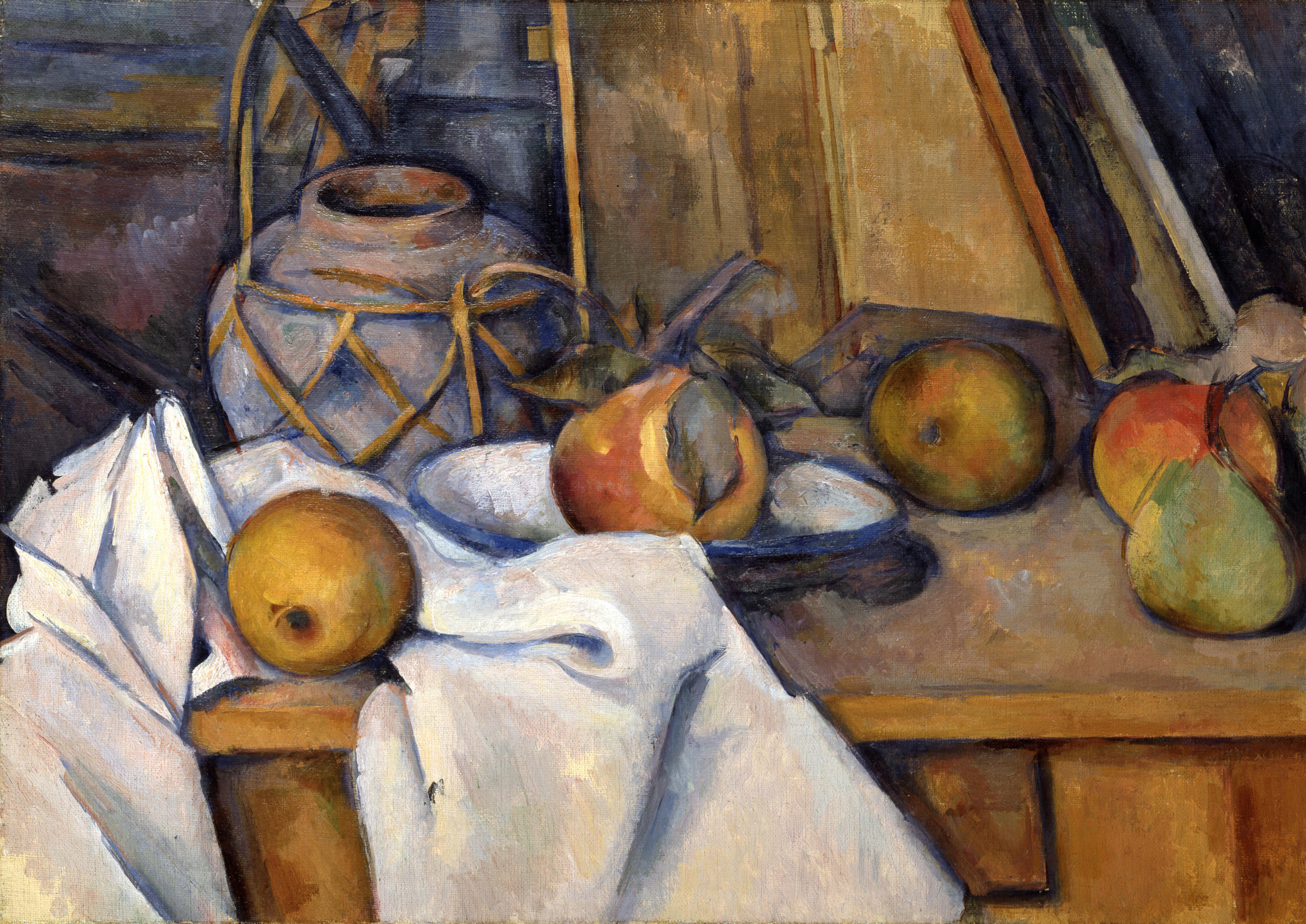 Fruits et pot de gingembre - Paul Cézanne