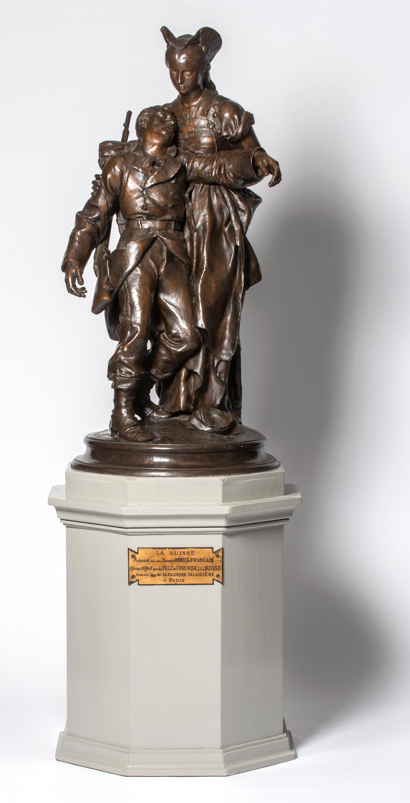 Bronzeskulptur des französischen Künstlers Alexandre Falguière, 1874