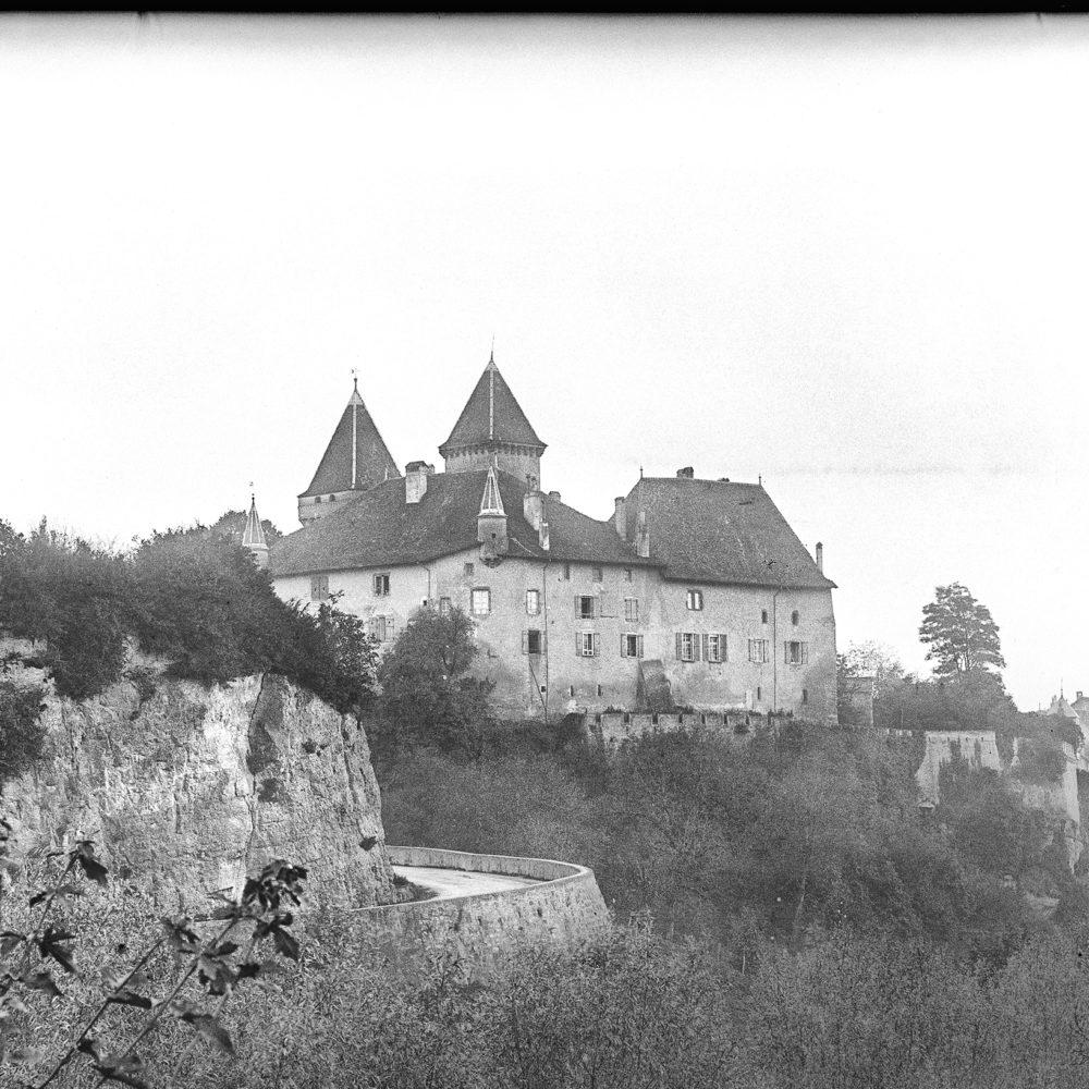 Ancienne photo d un château fort