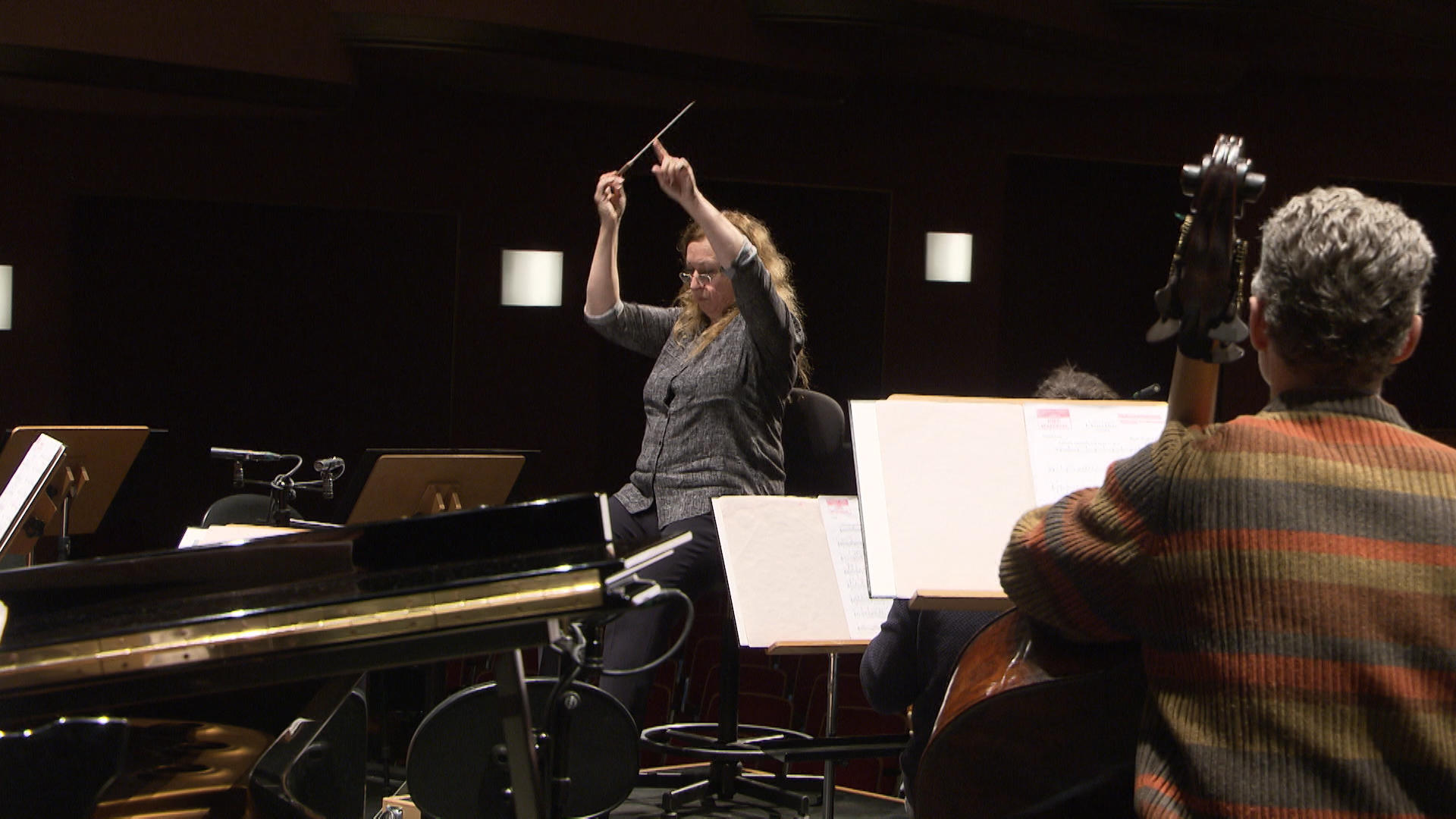 Female Orchestra conductor