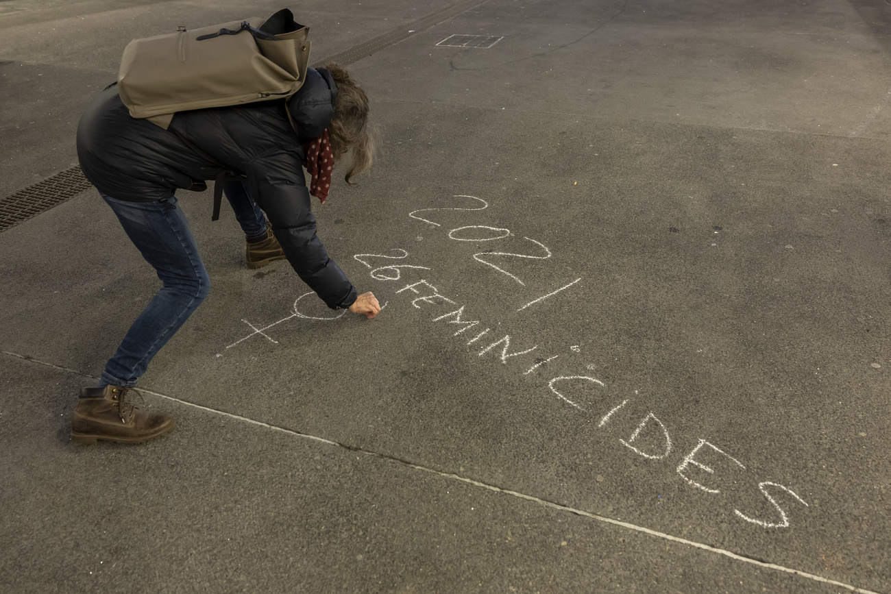 manifestation contre les féminicides