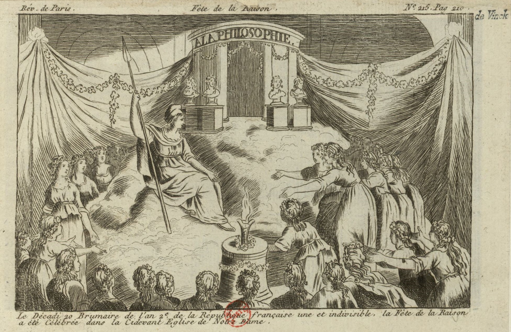 Fest der Vernunft in der Notre Dame
