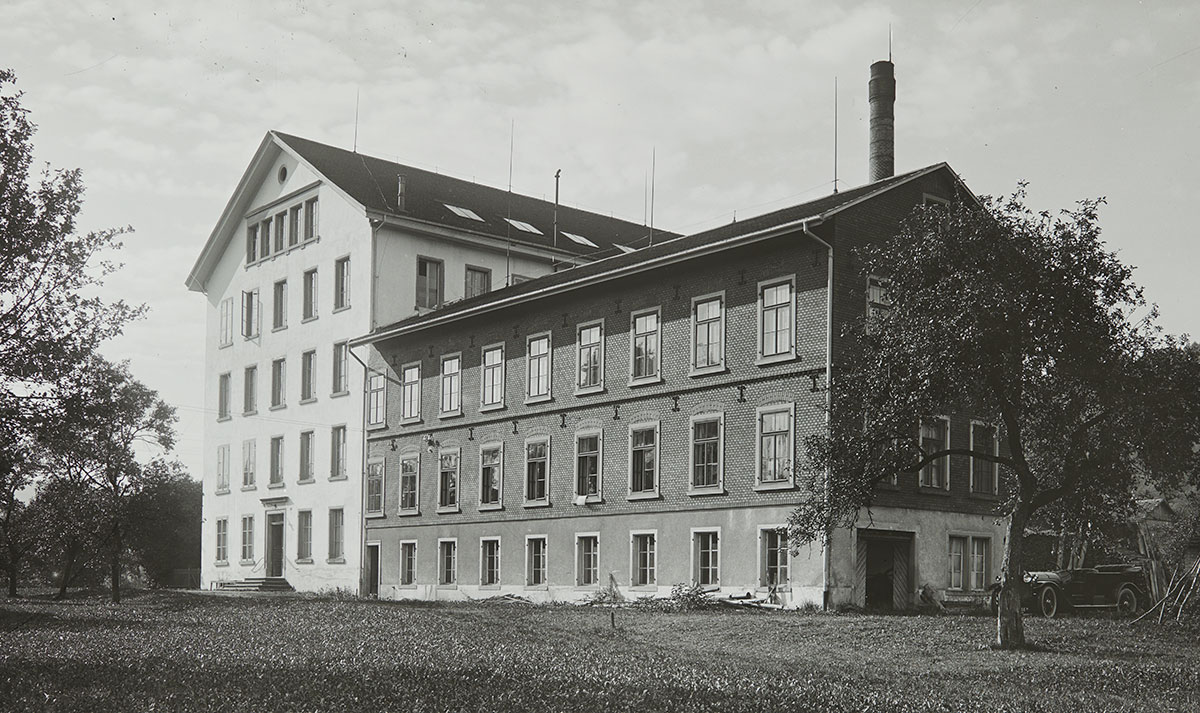 Usine à Zurich vers 1890