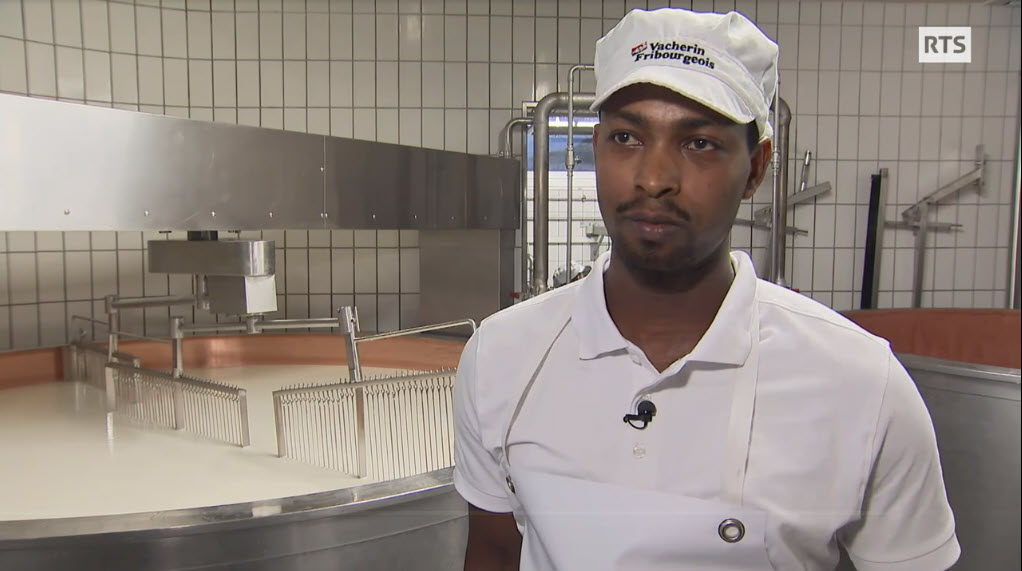 Habteab Makele, apprenti fromager érythréen