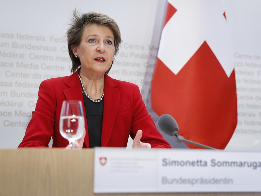 Bundespräsidentin Simonetta Sommaruga