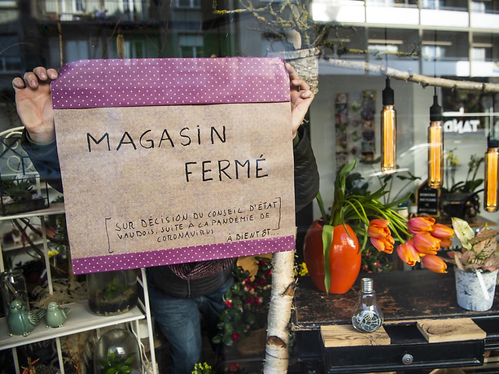 Affiche magasin fermé