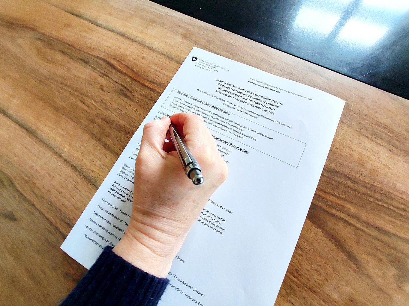 Inscription au registre électoral