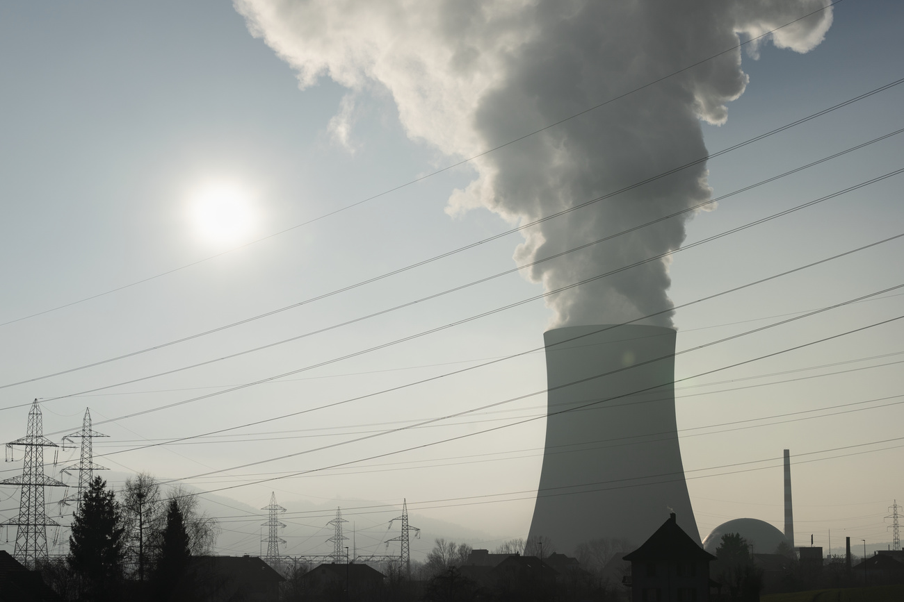 la centrale nucléaire de Goesgen, dans le canton de Soleure, en Suisse