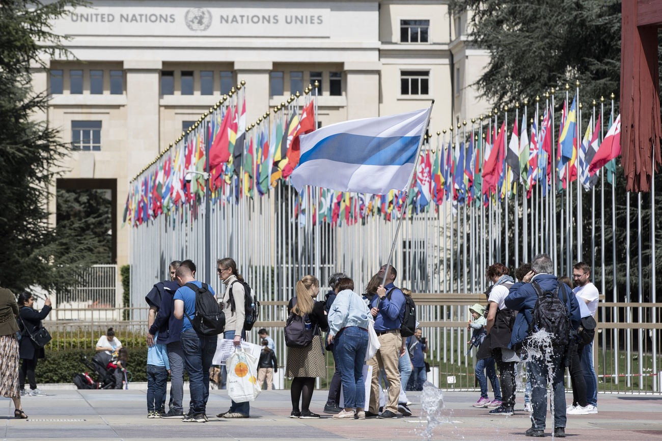 Manifestation à Genève