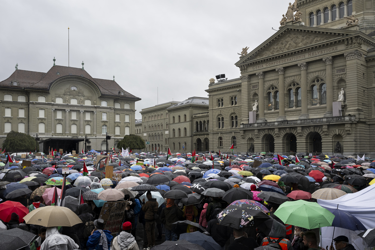Manifestation pro-Palestine à Berne le 4 novembre 2023