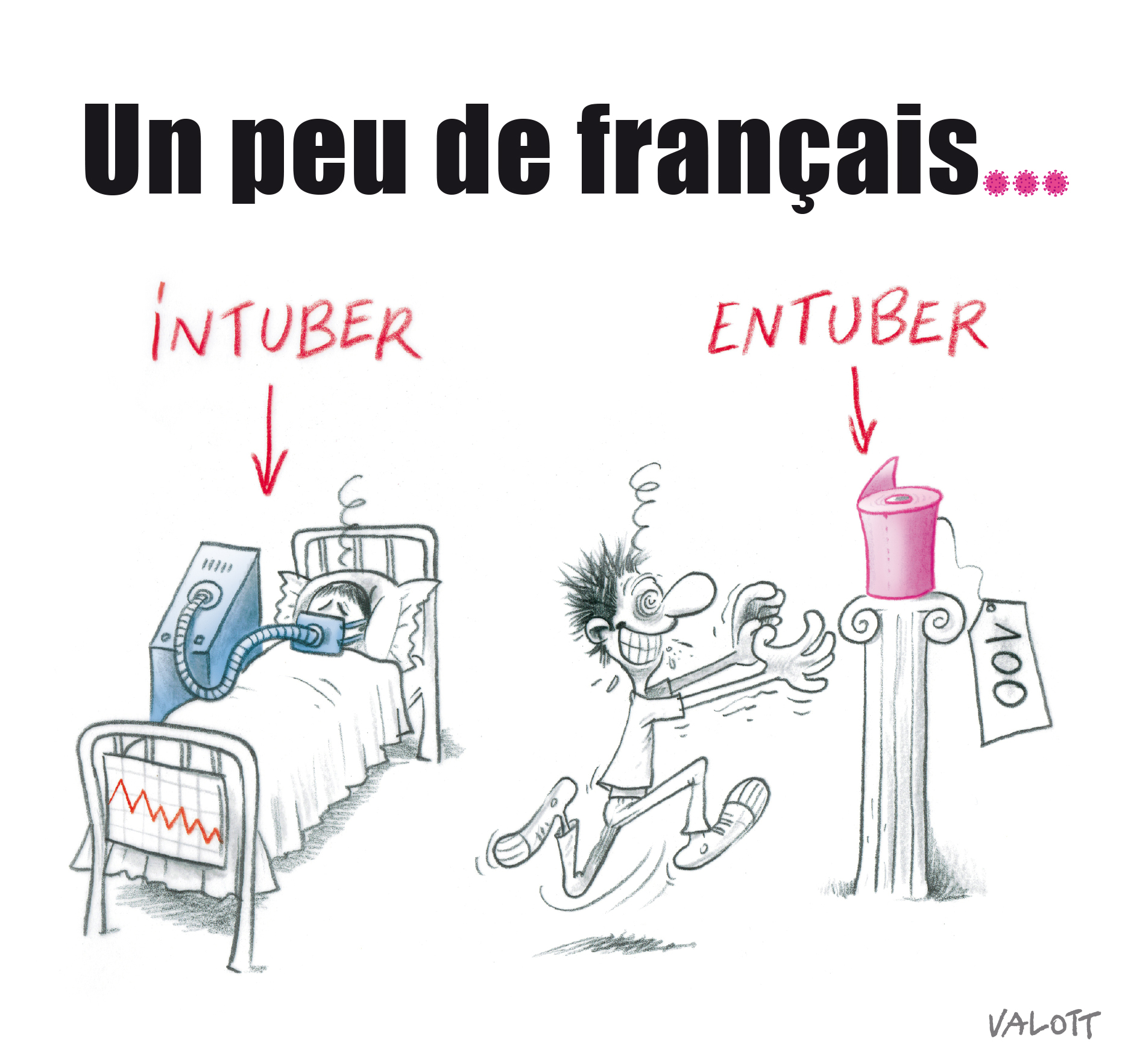 Diferencia entre intubar y entubar (en francés, en el sentido de estafa)