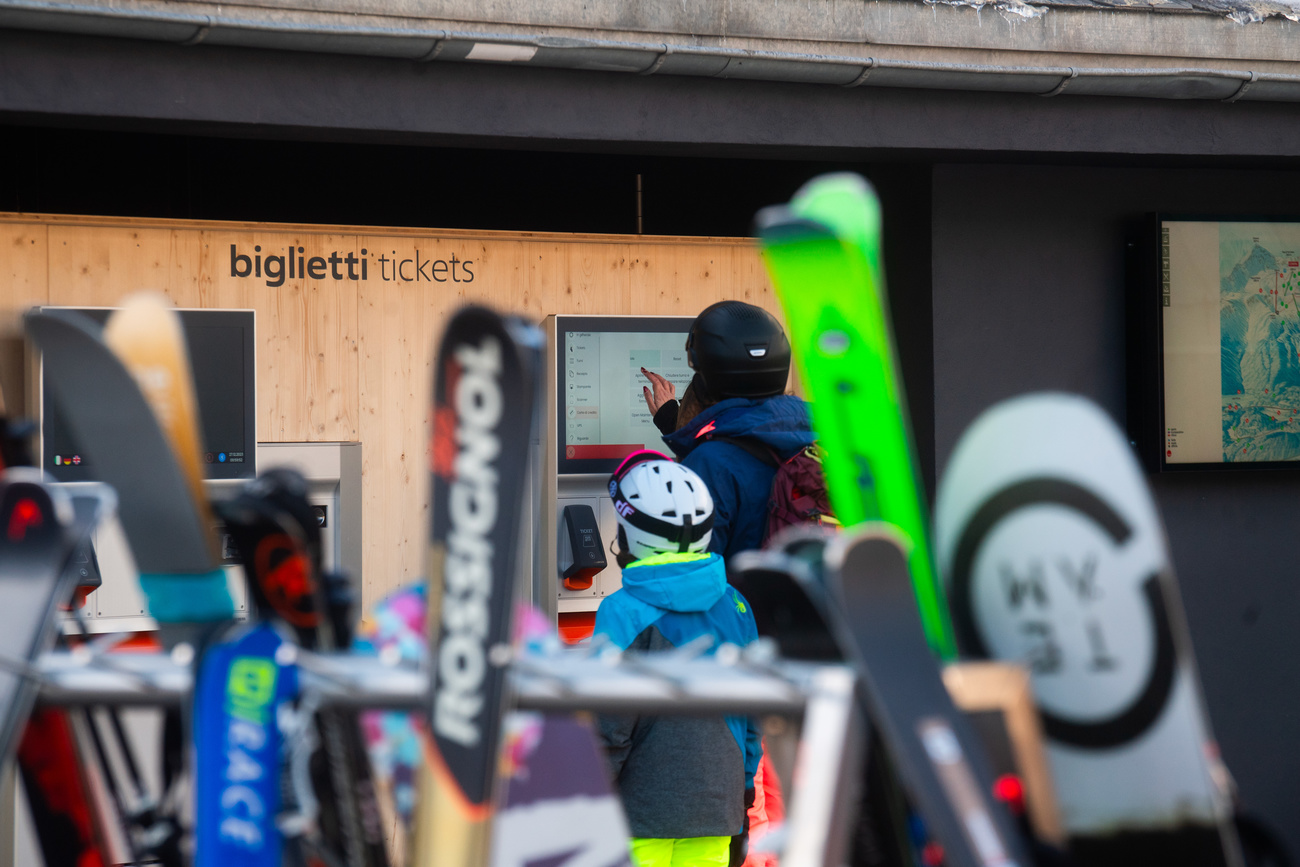 Achat de billet de ski