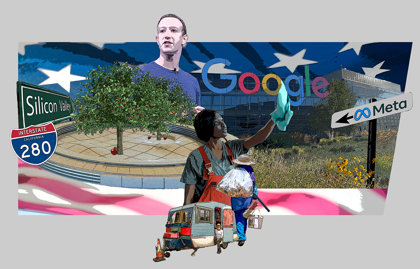 illustrazione Silicon Valley