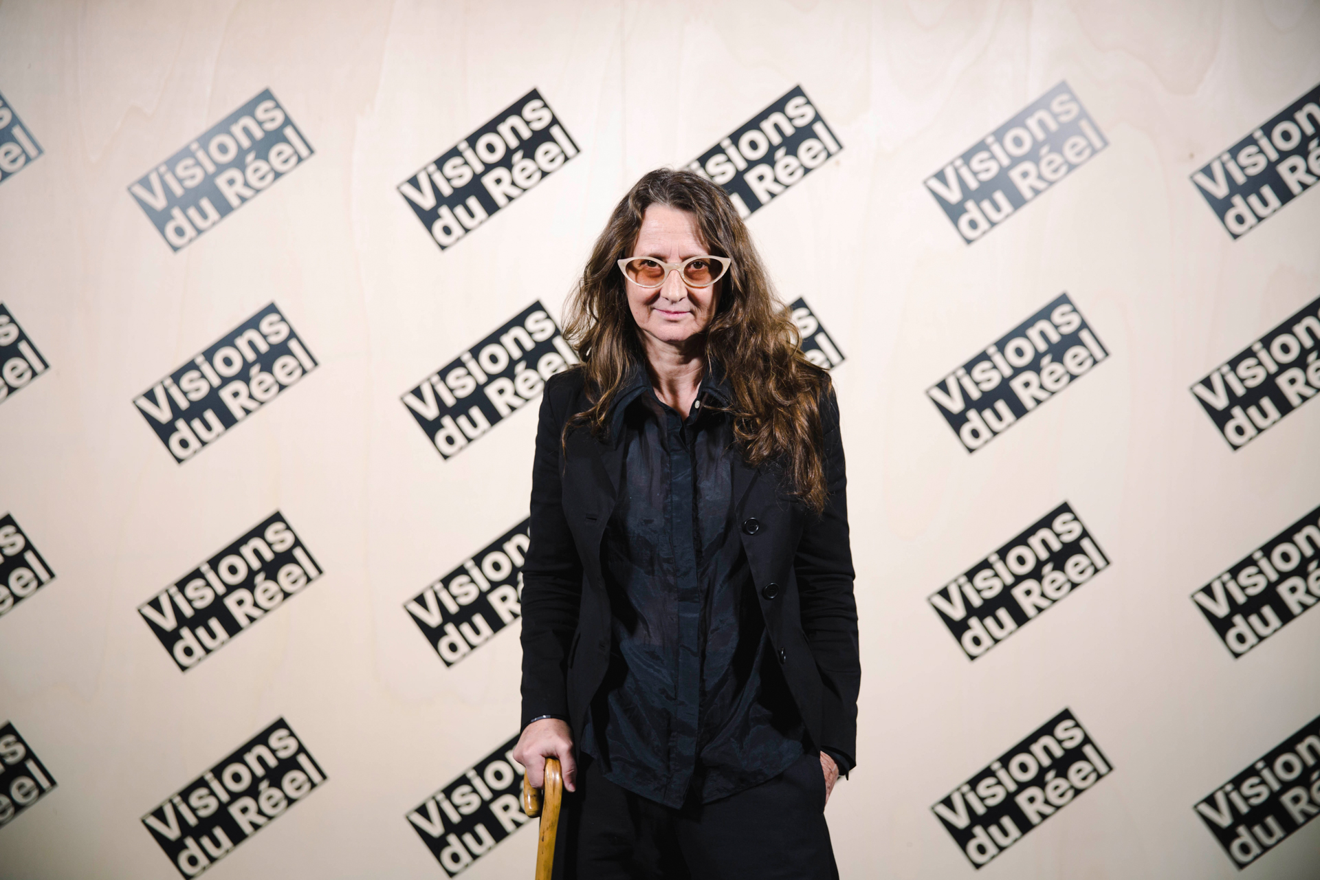 Lucrecia Martel at the Guest of Honour ceremony at the Nyon documentary film festival, Visions du Réel.
