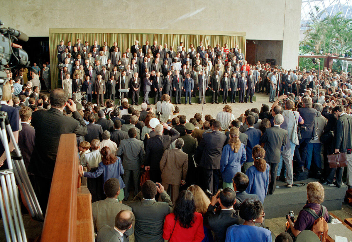 The 1992 Earth Summit in Rio
