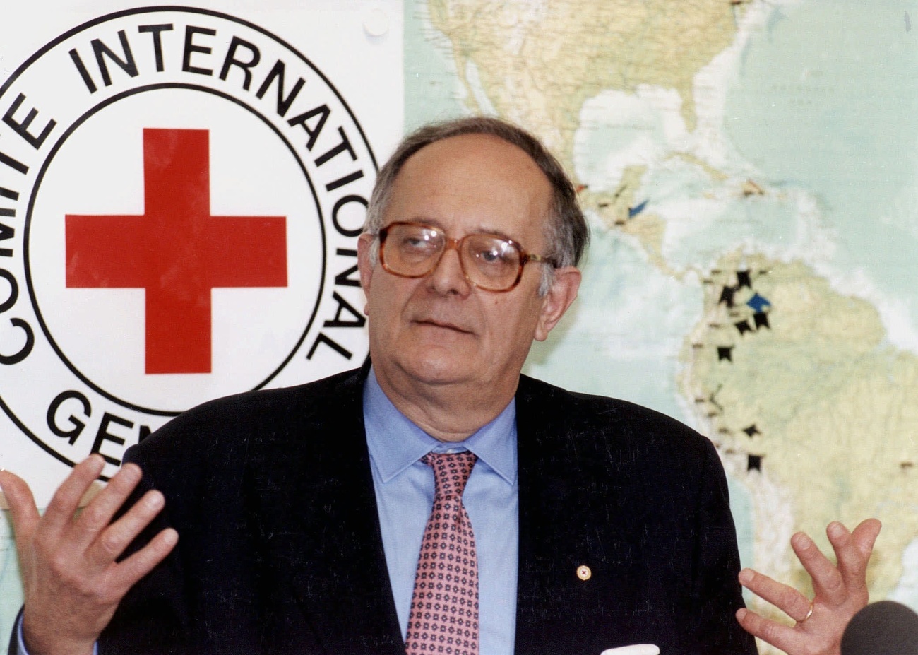 Cornelio Sommaruga ai tempi del CICR.