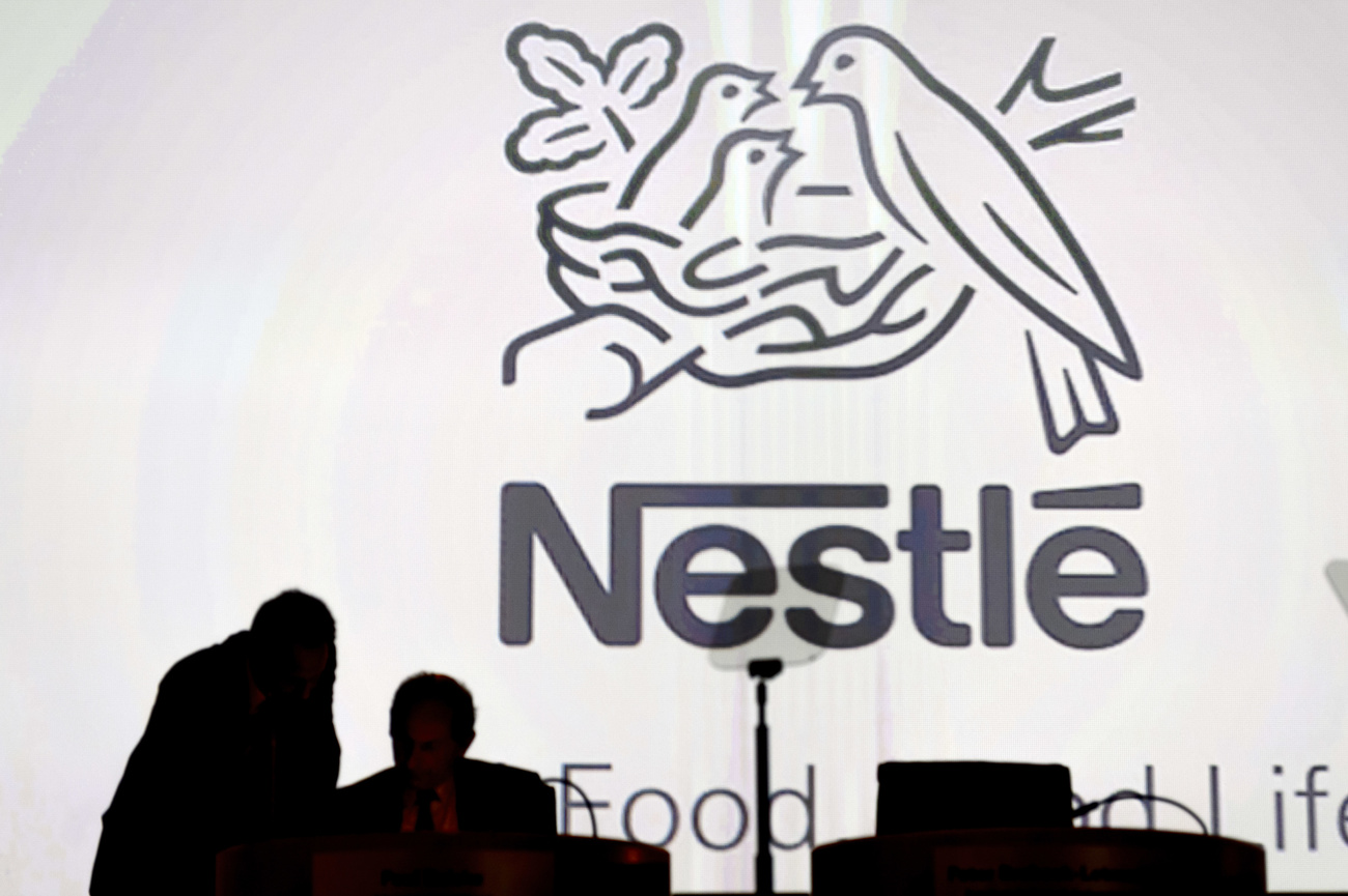 Nestlé's logo.