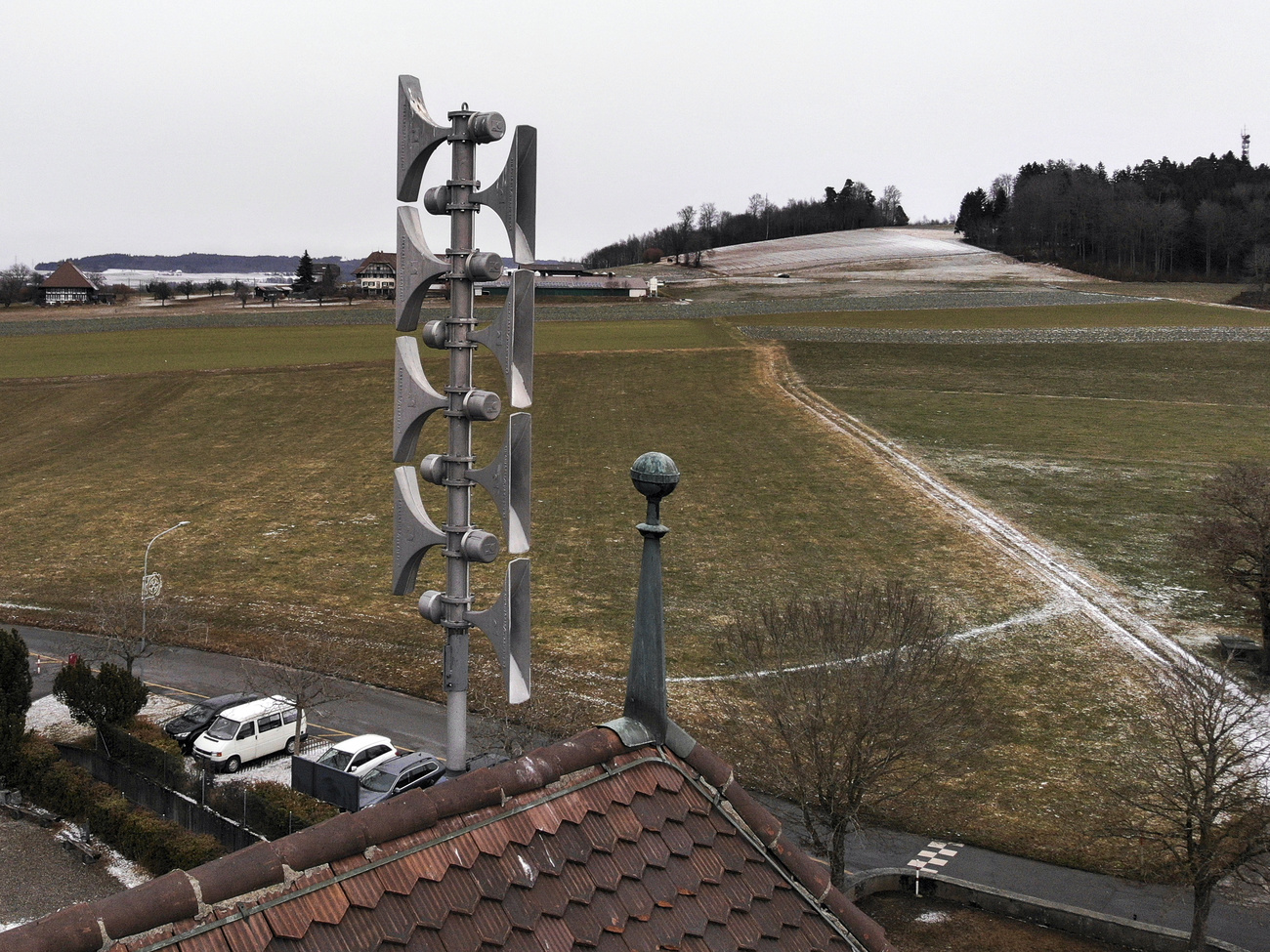 Sirenen auf Hausdach