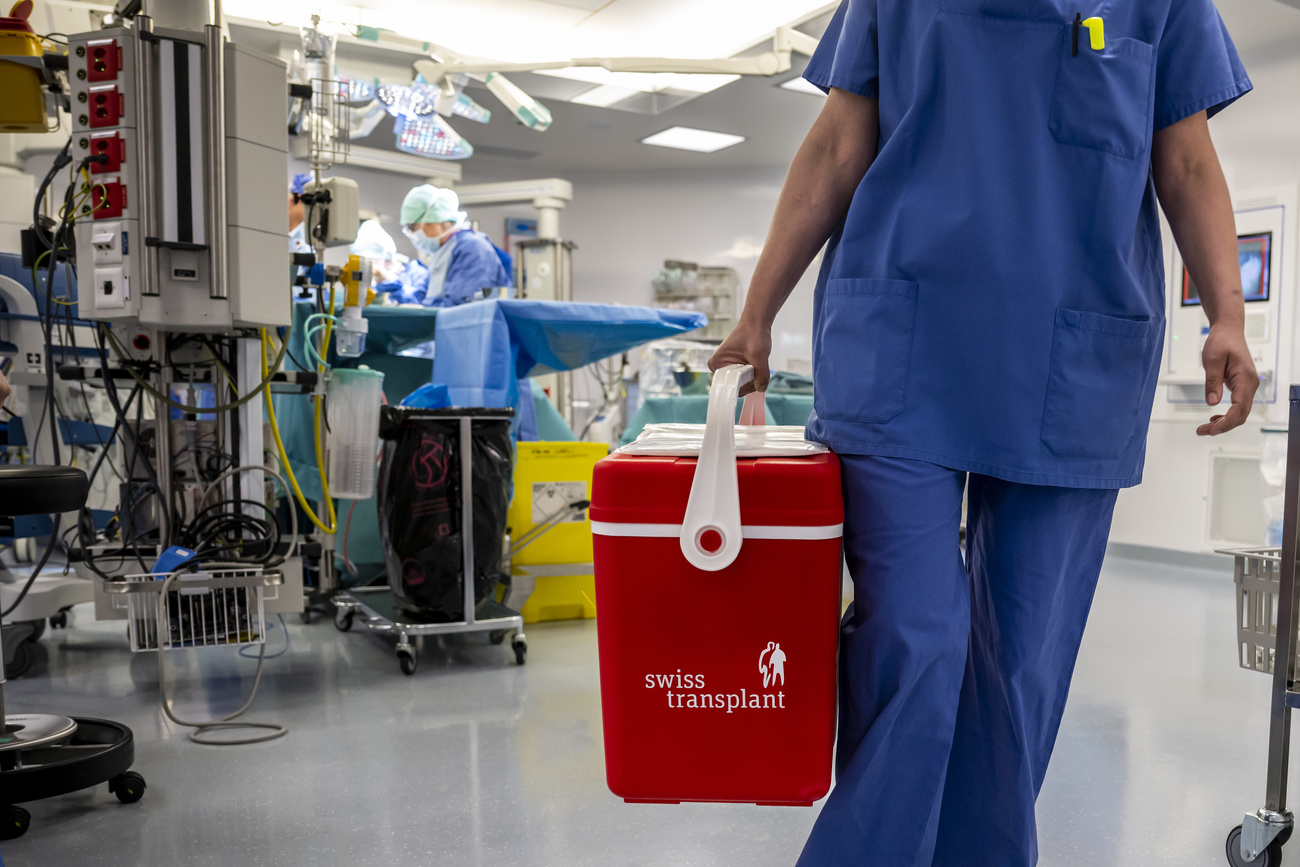 Organ donor in hospital.