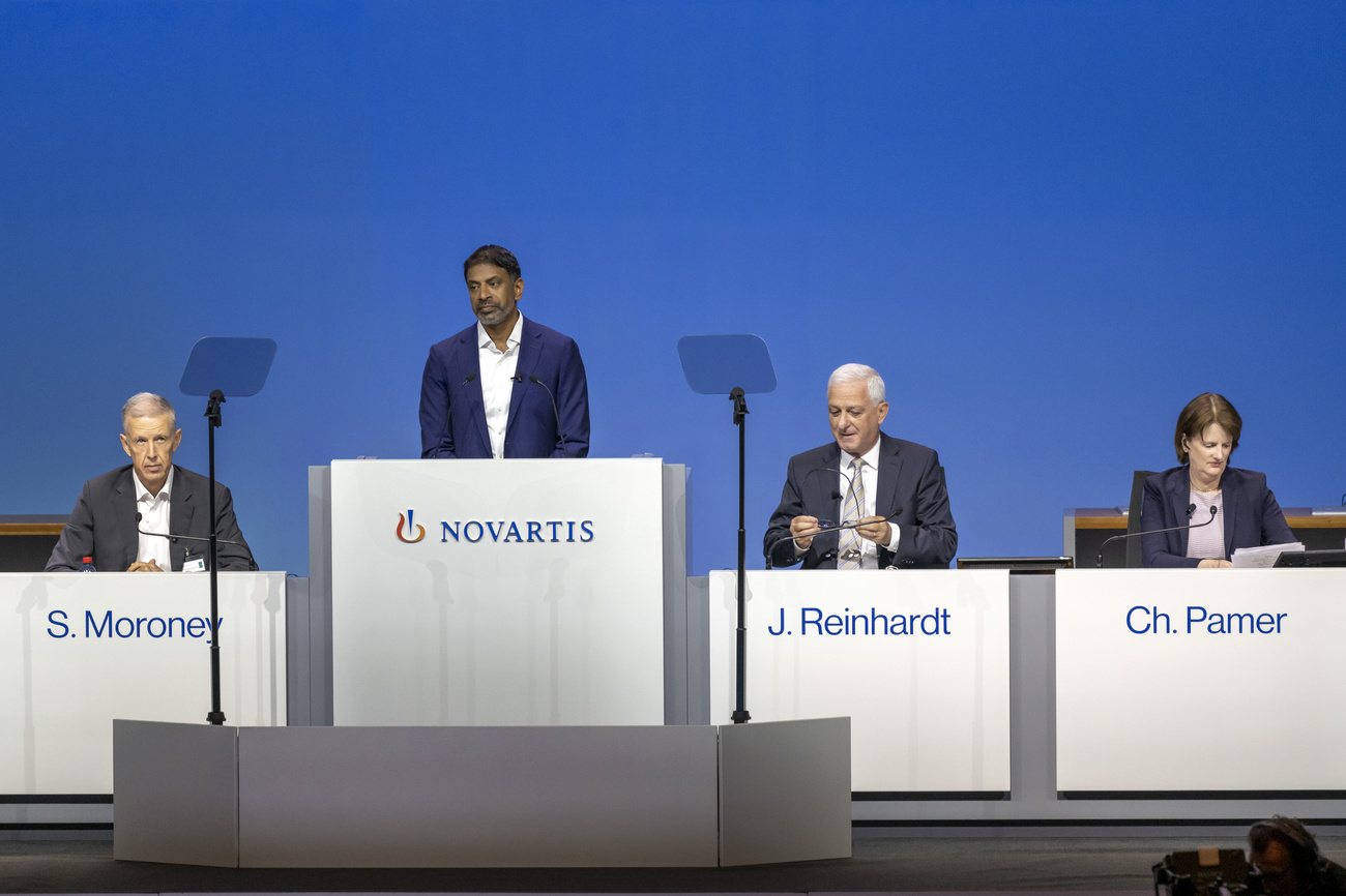 A Novartis press conference