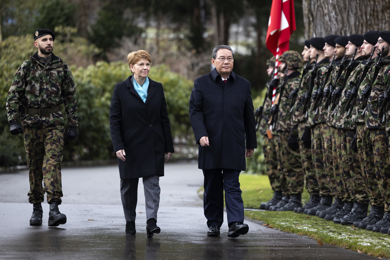 Swiss President Viola Amherd and Chinese Premier Li Qiang