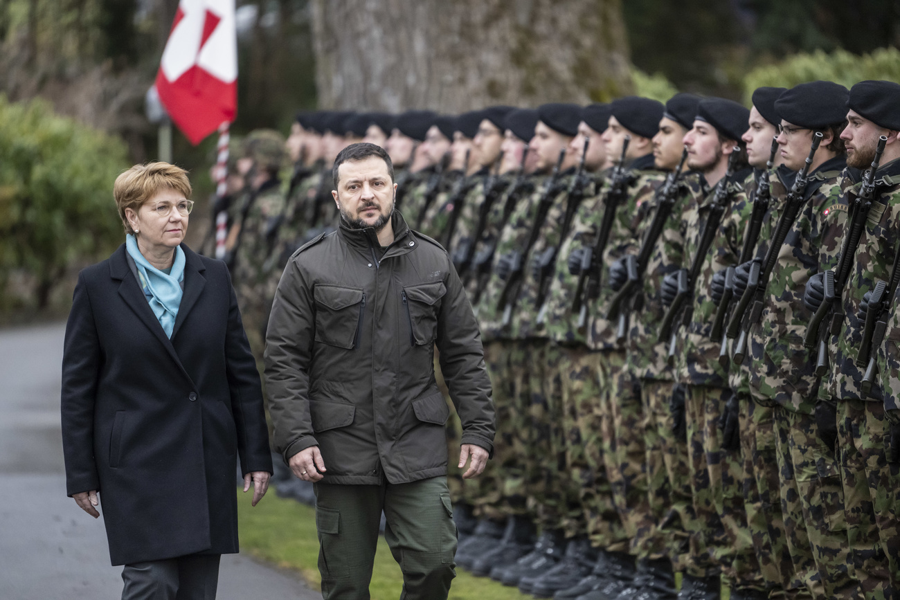 Wolodimir Selenski und Viola Amherd in Bern