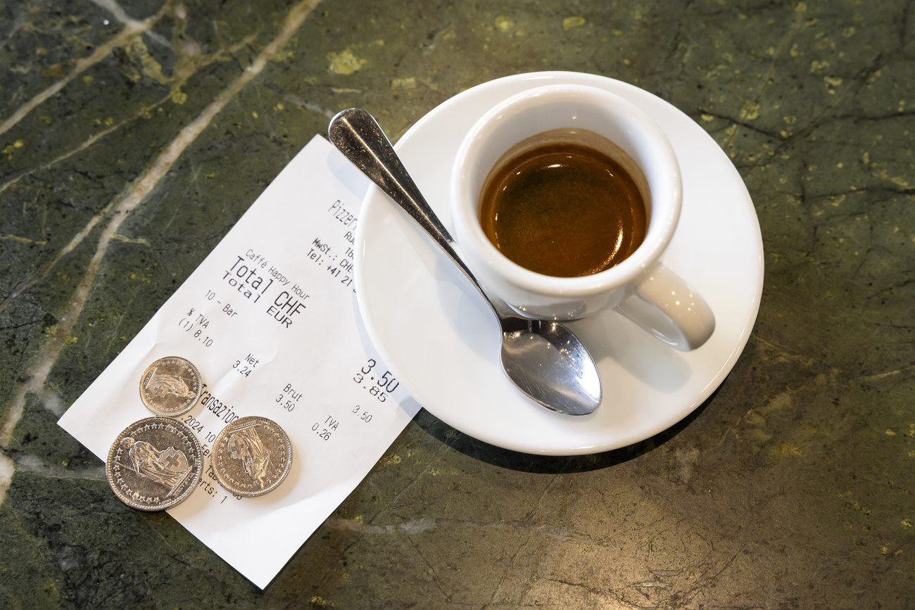 coffee and coins