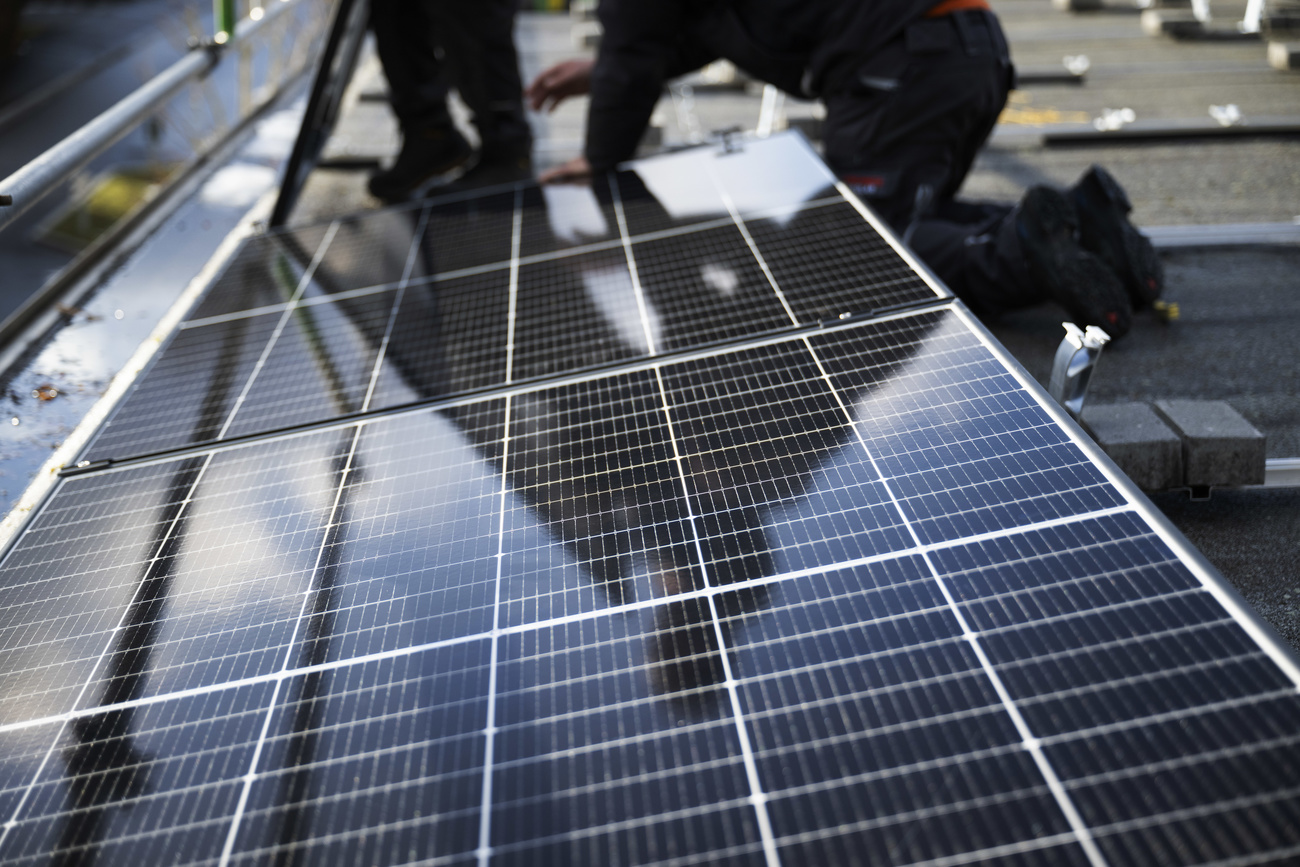 instalação de painéis solares