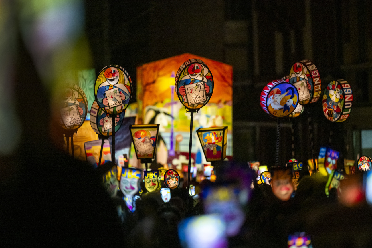 Lanterne durante il carnevale.