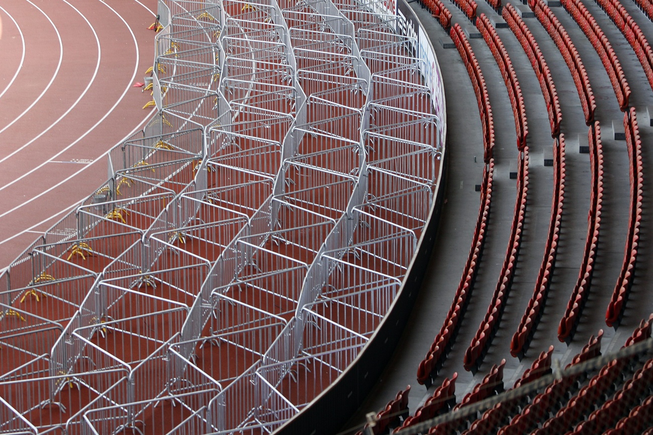 tribune de stade vide