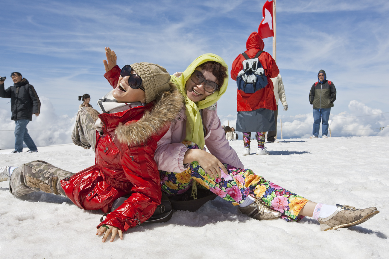 Turiste asiatiche in Svizzera