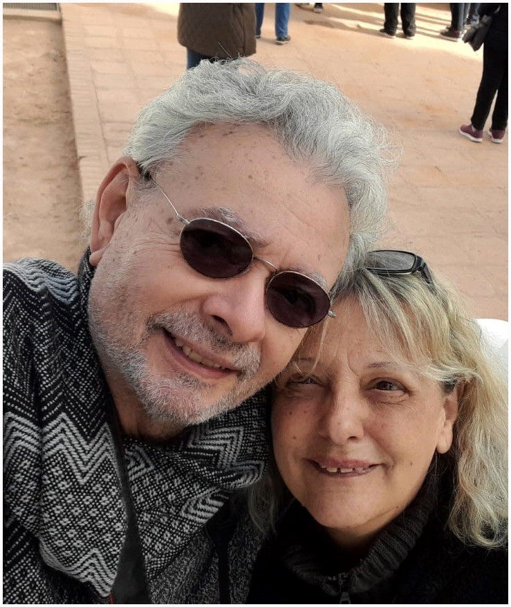 Carl Albert Melo和妻子在阿根廷