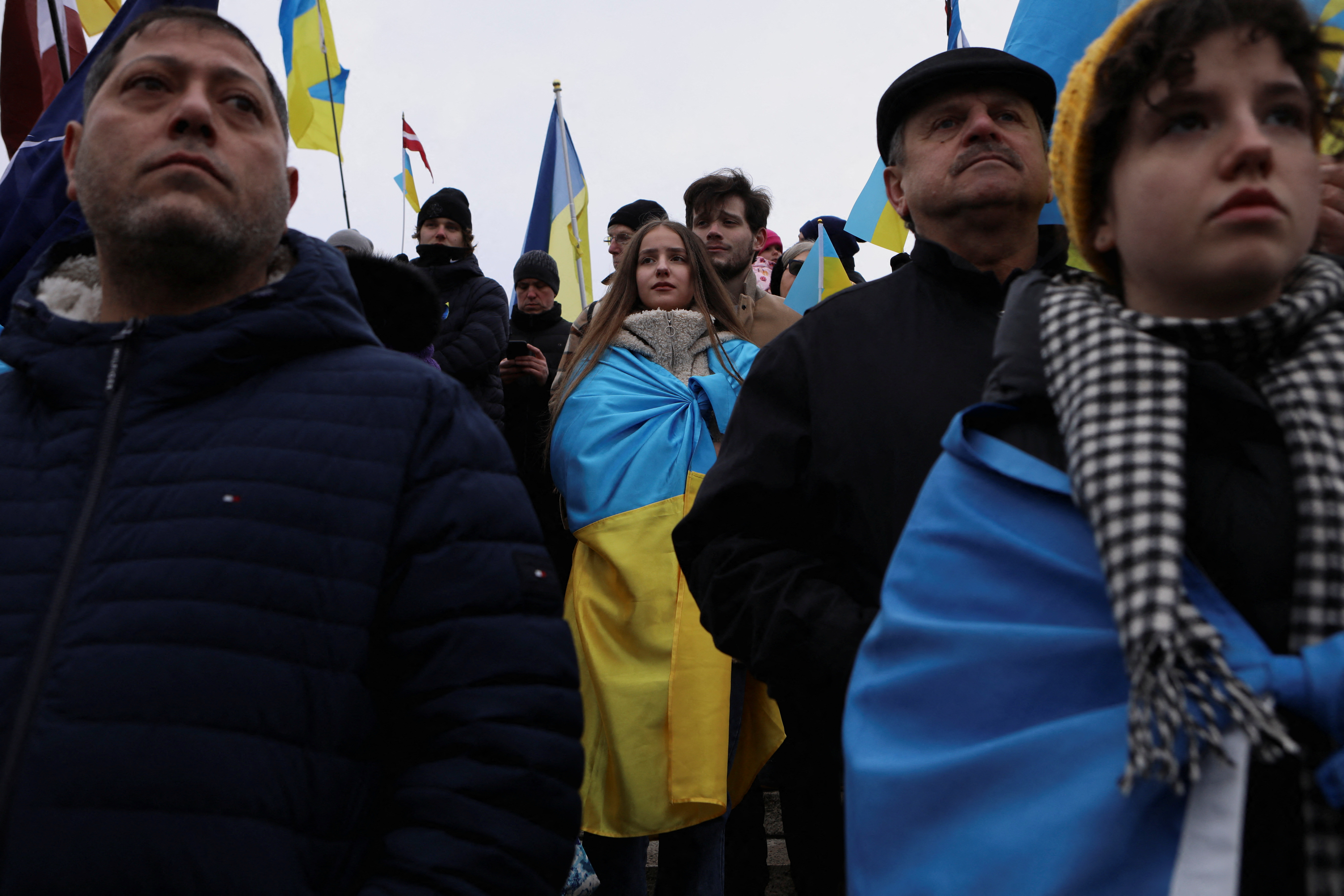 As war with Russia enters third year, US aid to Ukraine hangs in the ...