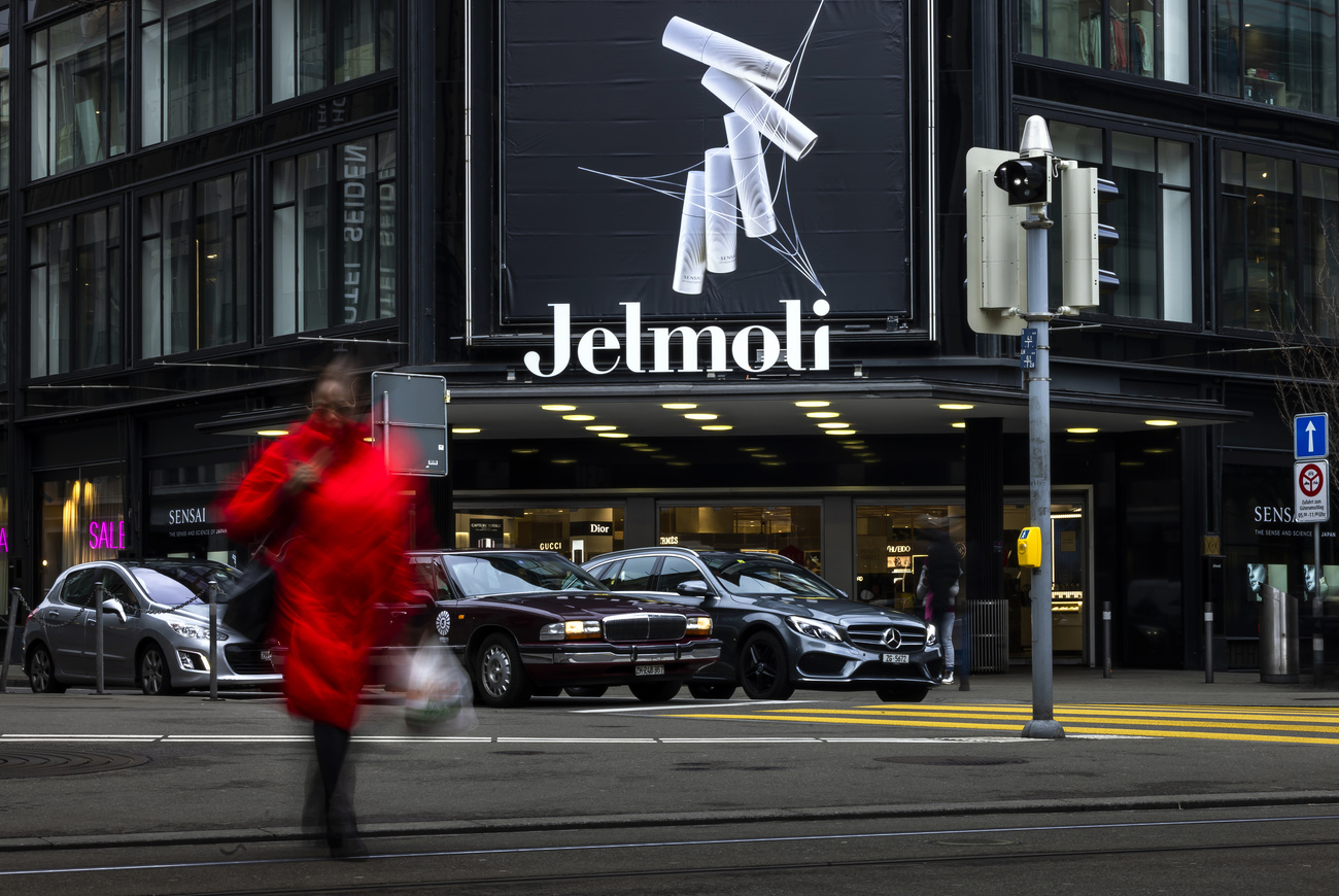 Jelmoli department store on Zurich s Bahnhofstrasse.