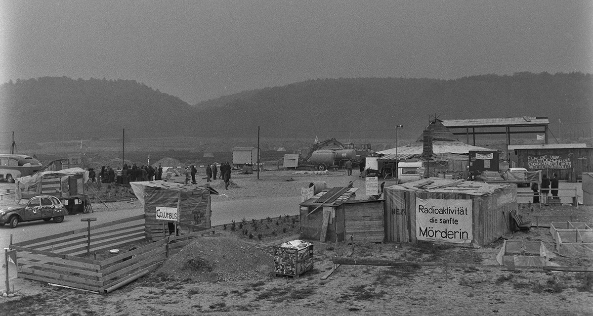1975年5月，反对核电站的人占领了凯泽拉格斯特的建筑工地。