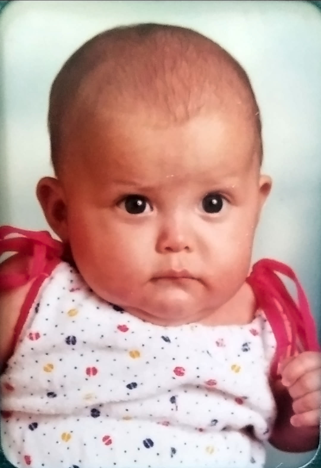 Nathalie Favre als Baby