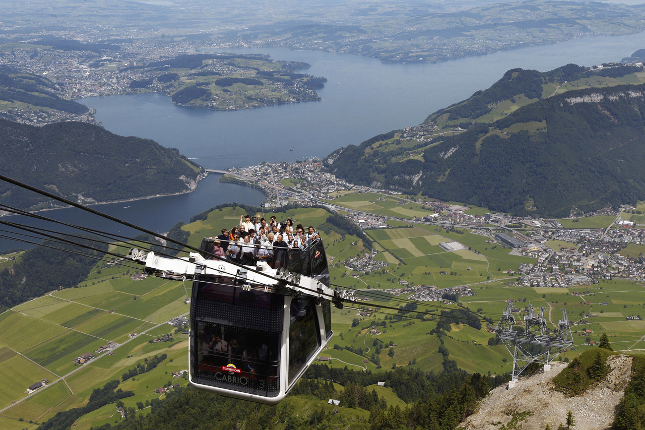 The CabriO open-top double-decker cable car