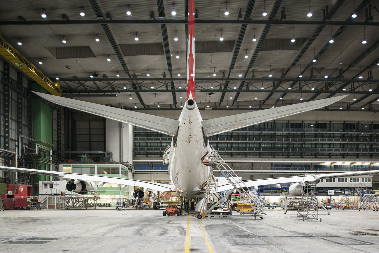 SWISS plane airplane grounded for engine issues