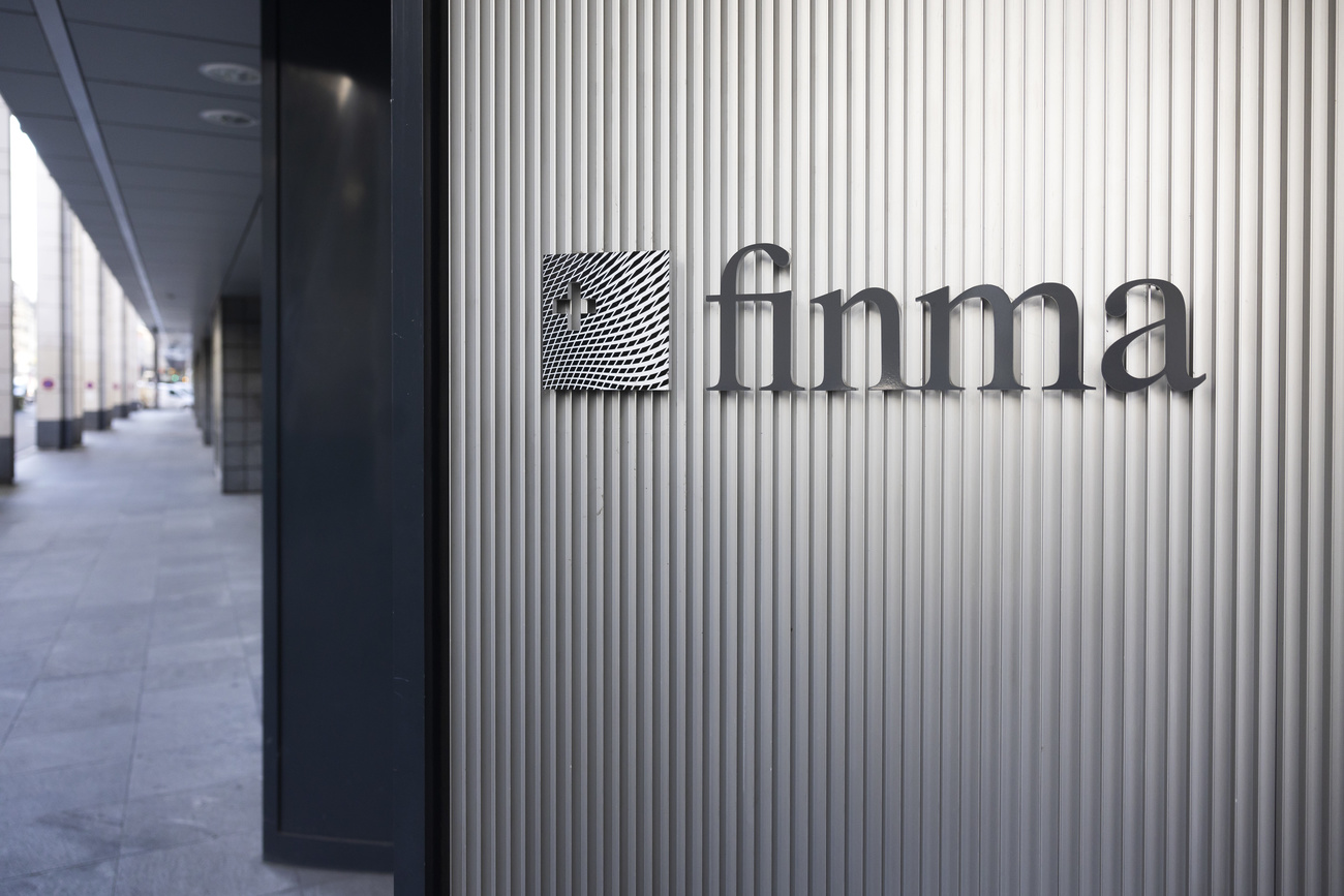 the FINMA logo on the exterior of a building