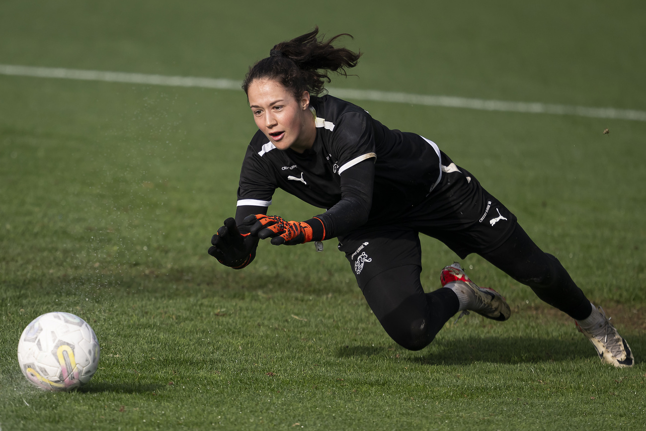 Livia Peng, portiere della nazionale elvetica.