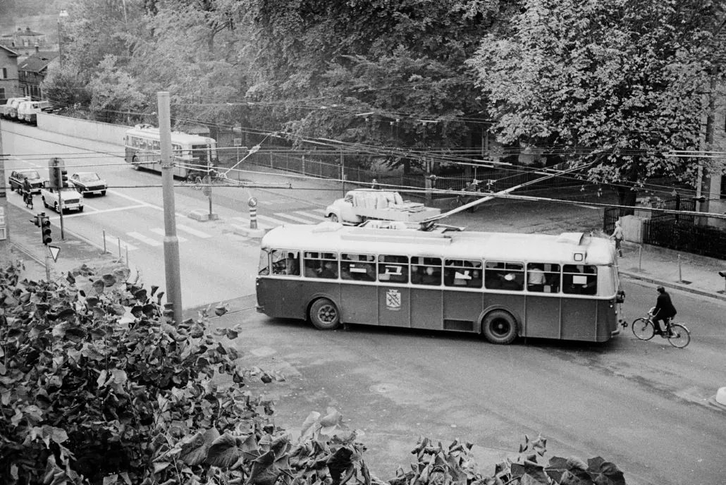 無軌電車，攝於貝爾馳在溫特圖爾家中的兒童臥室，1968年