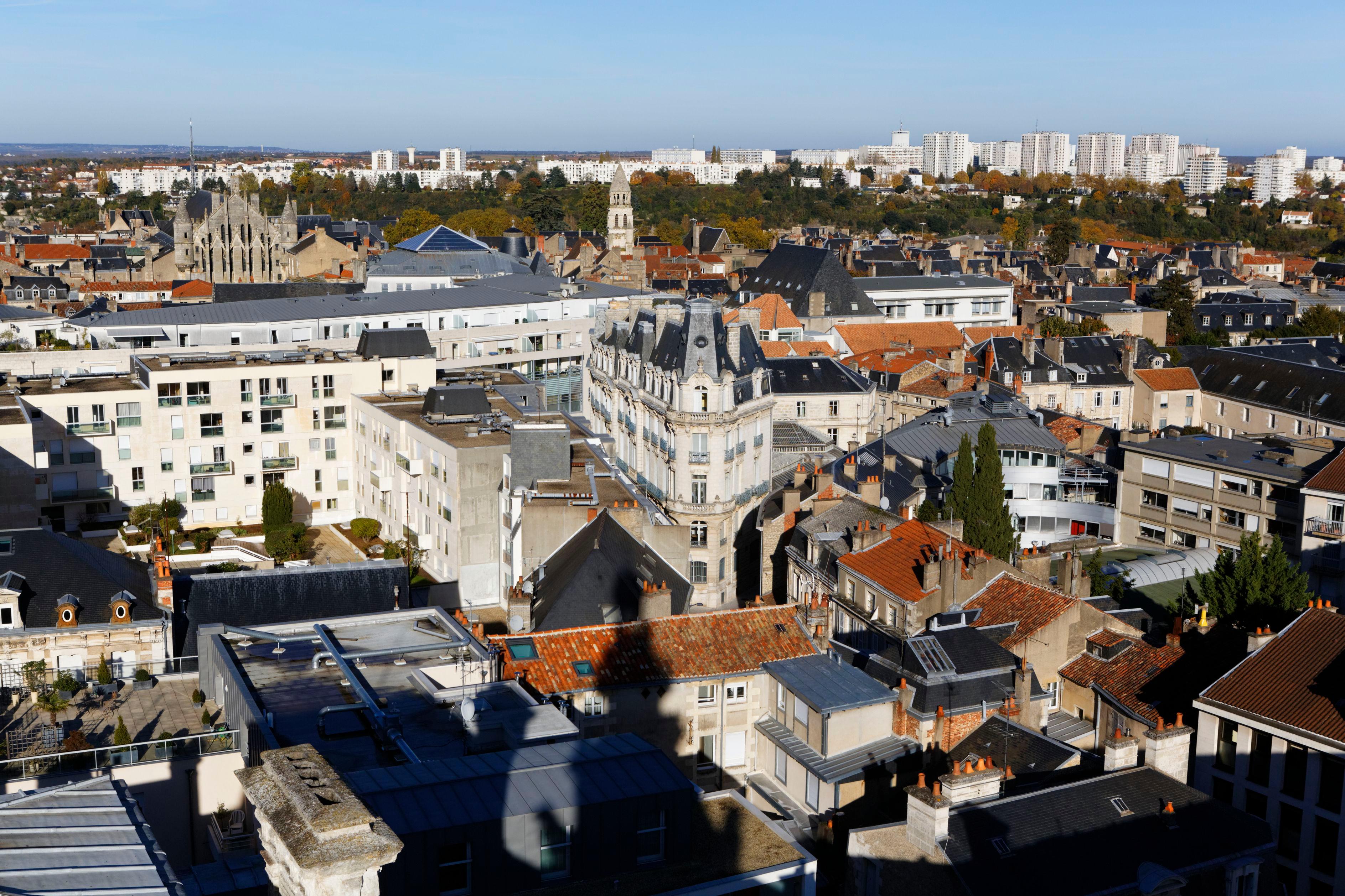 Blick auf Poitiers