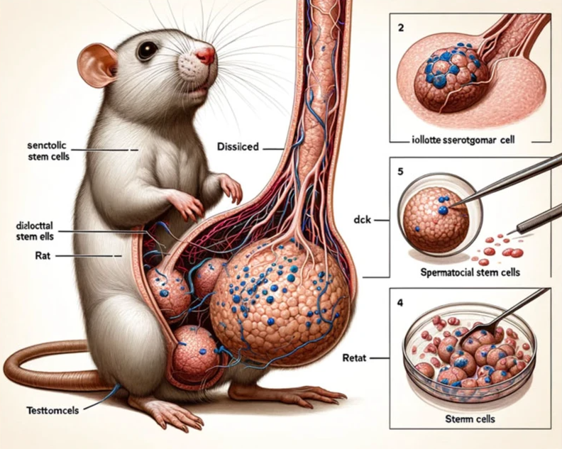 Figura generata dall'IA mostra ratto con genitali giganti